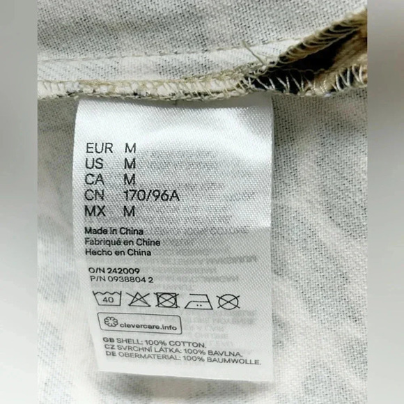 H&M Women’s Oversized Shirt Jacket Shacket Leopard Print Size Medium NWT - Picture 9 of 11